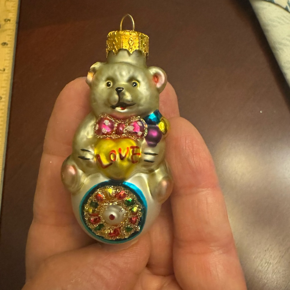 4 Handcrafted glass ornaments - Picture 8 of 12
